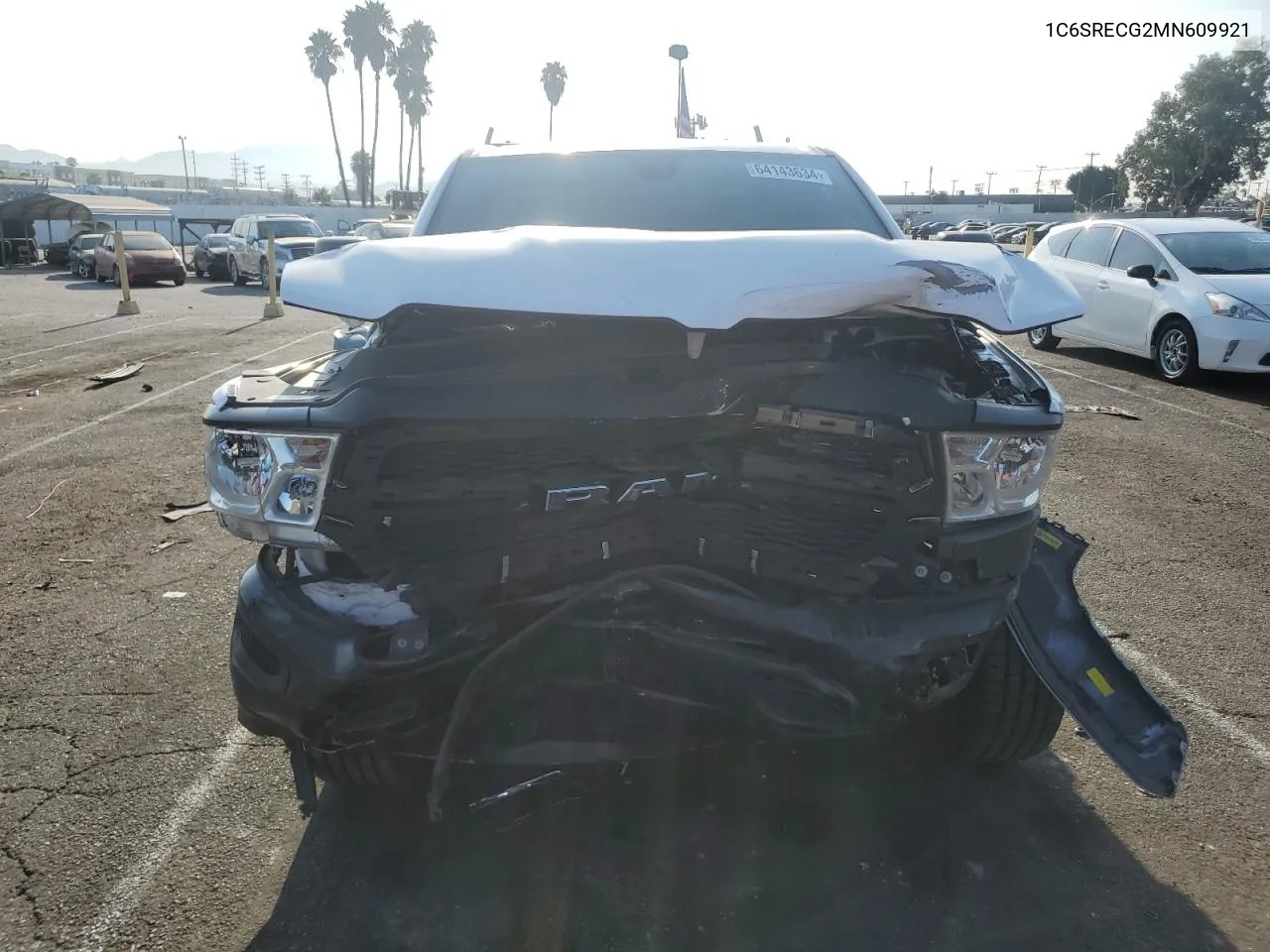 2021 Ram 1500 Tradesman VIN: 1C6SRECG2MN609921 Lot: 64143634