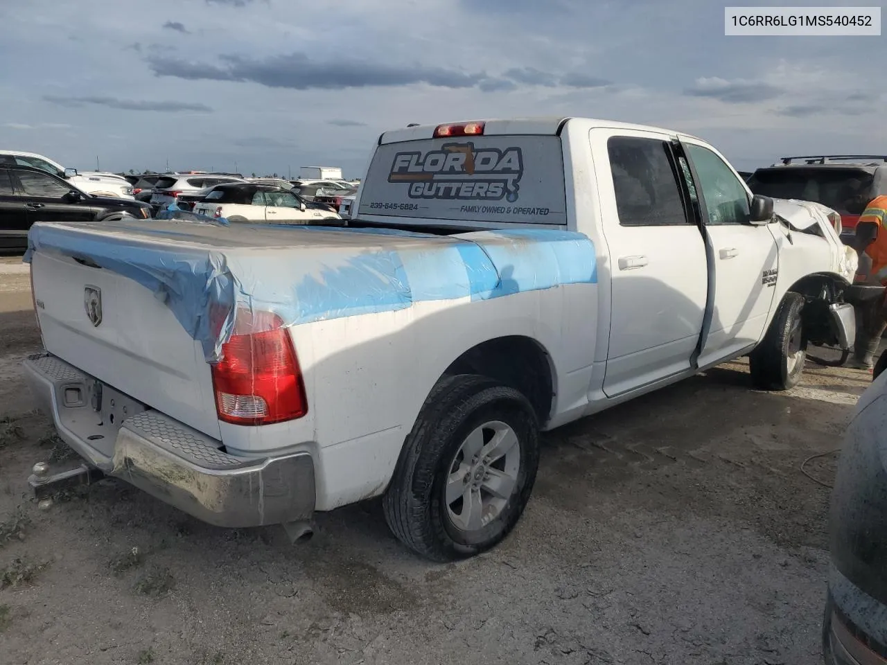 2021 Ram 1500 Classic Slt VIN: 1C6RR6LG1MS540452 Lot: 65427534