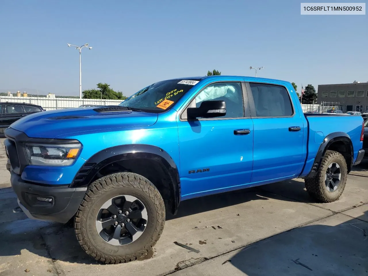 2021 Ram 1500 Rebel VIN: 1C6SRFLT1MN500952 Lot: 65743904