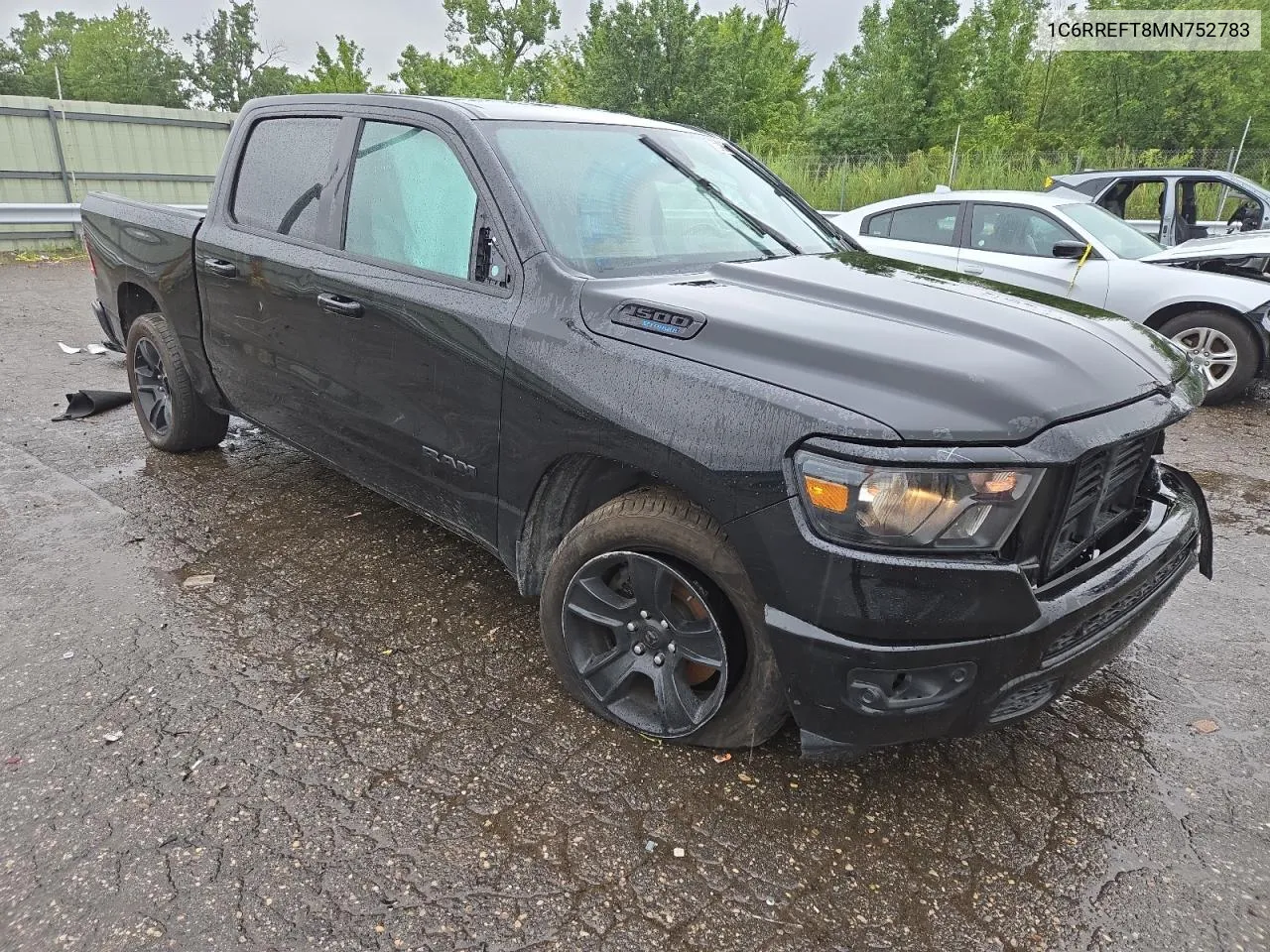 2021 Ram 1500 Big Horn/Lone Star VIN: 1C6RREFT8MN752783 Lot: 66186564