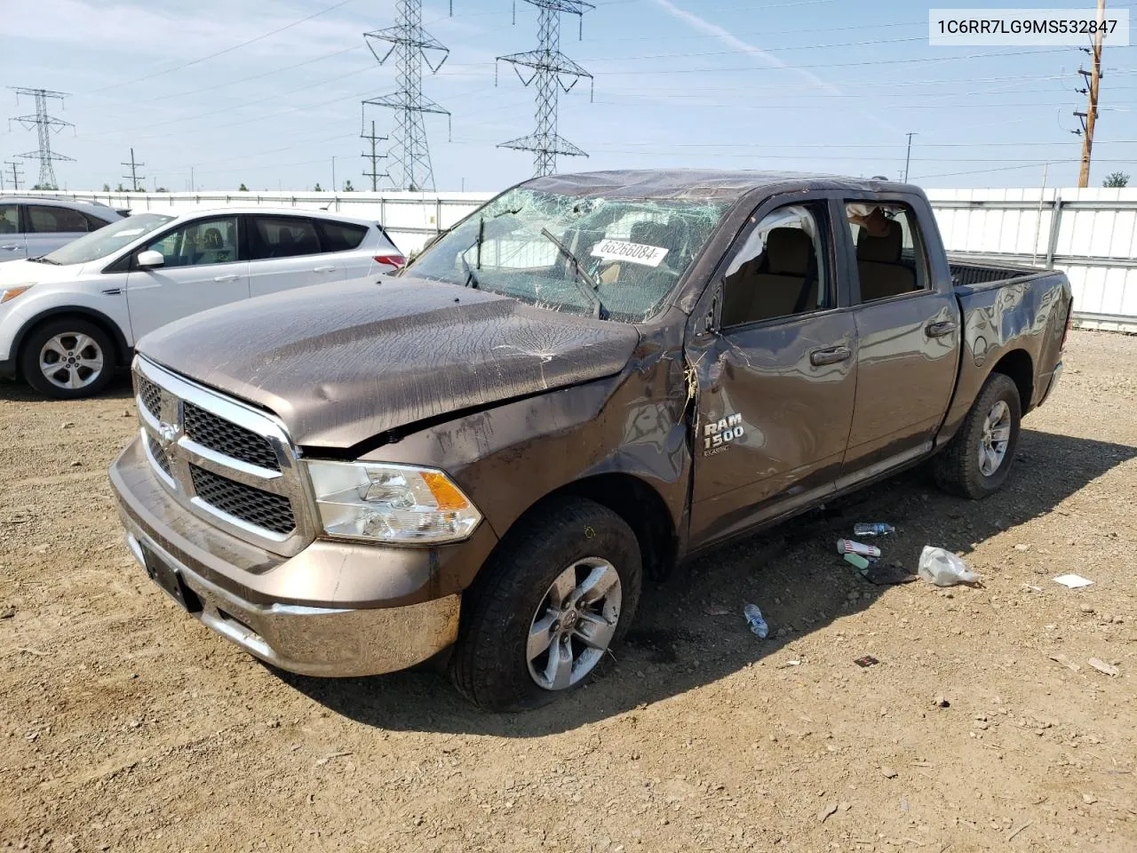 2021 Ram 1500 Classic Slt VIN: 1C6RR7LG9MS532847 Lot: 66266084