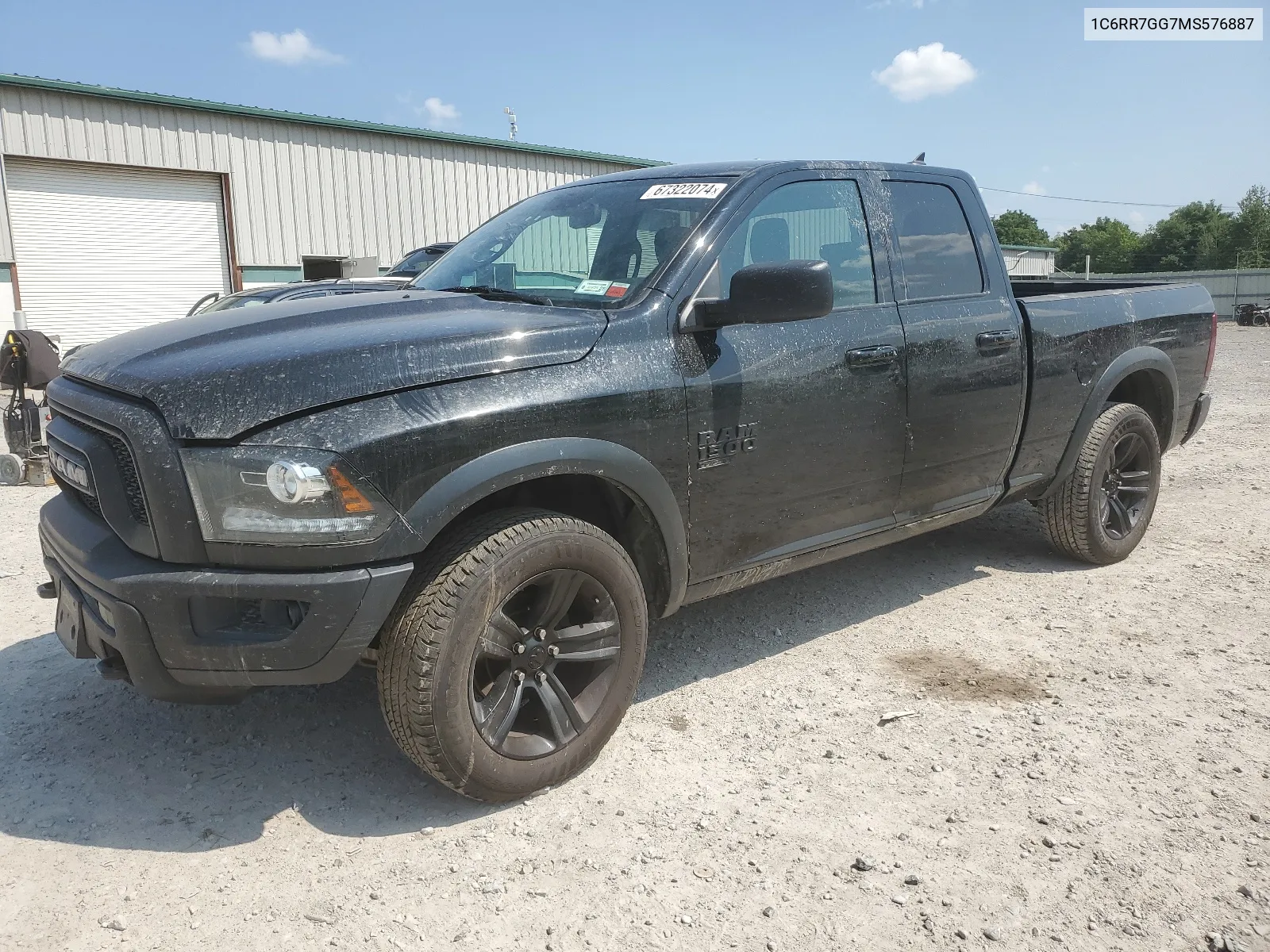 2021 Ram 1500 Classic Slt VIN: 1C6RR7GG7MS576887 Lot: 67322074