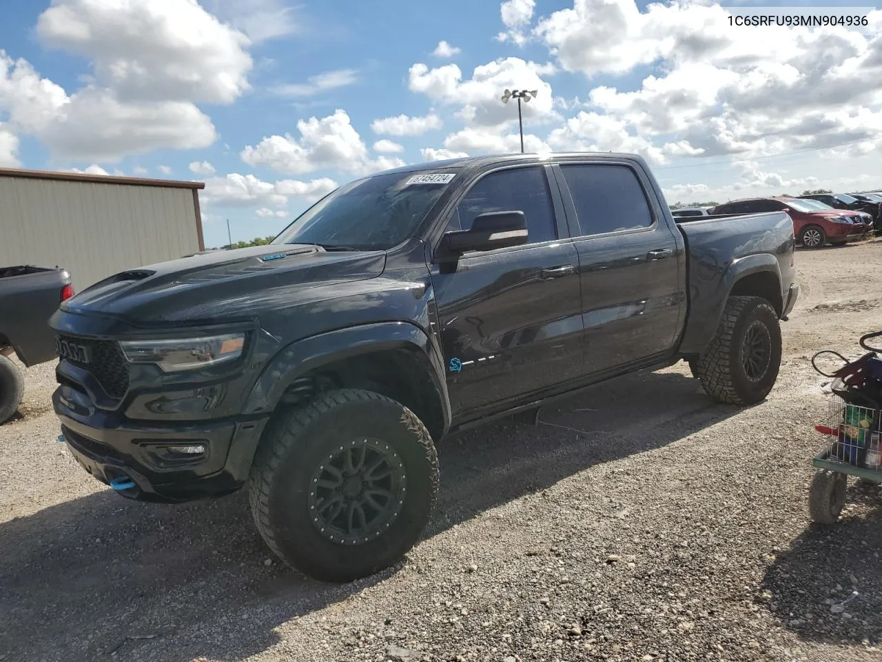 2021 Ram 1500 Trx VIN: 1C6SRFU93MN904936 Lot: 67454724