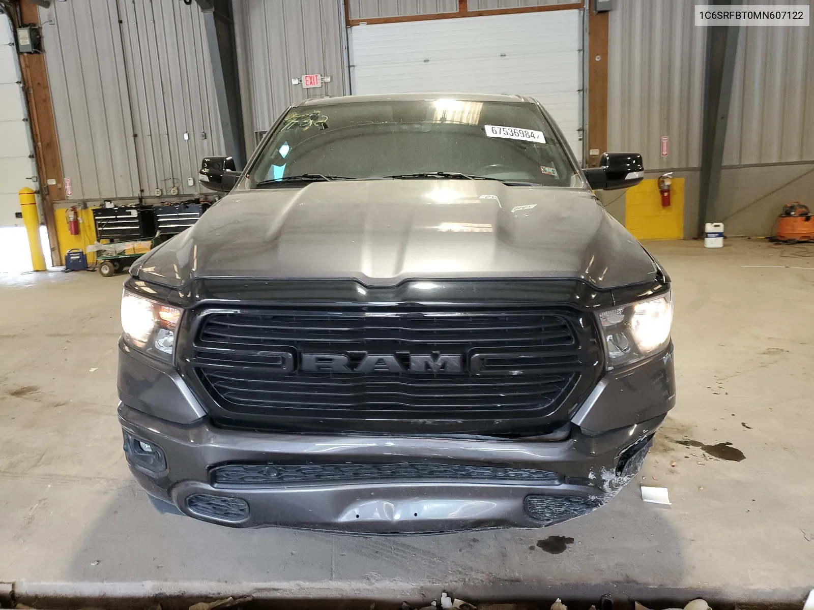 2021 Ram 1500 Big Horn/Lone Star VIN: 1C6SRFBT0MN607122 Lot: 67536984