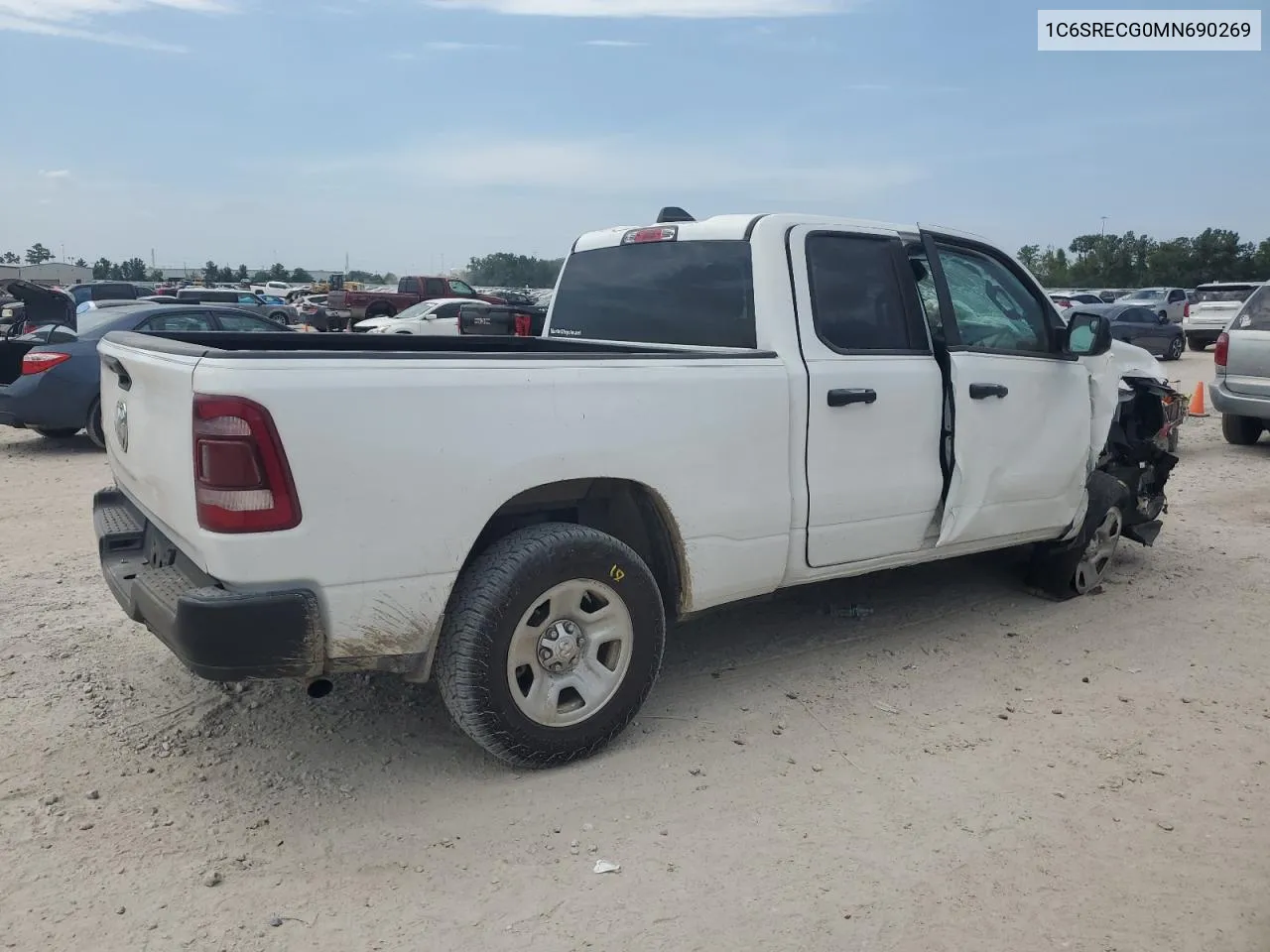 2021 Ram 1500 Tradesman VIN: 1C6SRECG0MN690269 Lot: 67972654