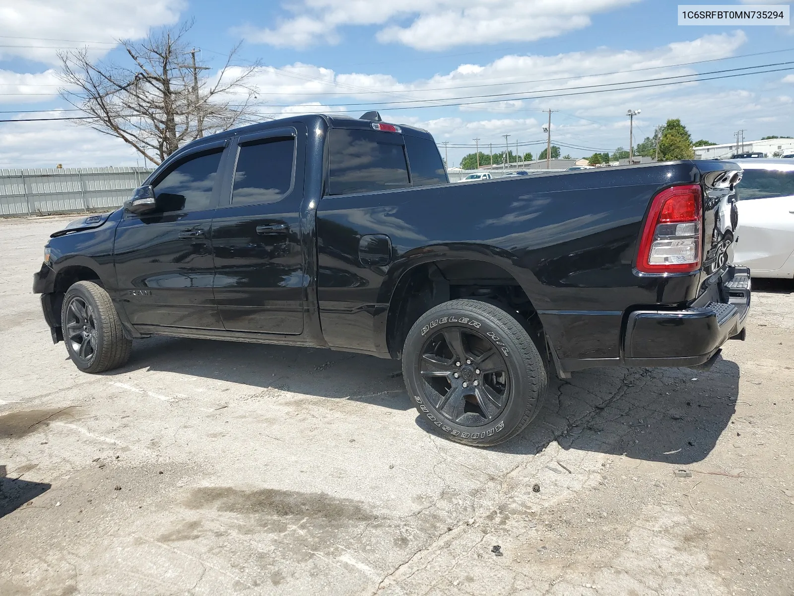 2021 Ram 1500 Big Horn/Lone Star VIN: 1C6SRFBT0MN735294 Lot: 68021524