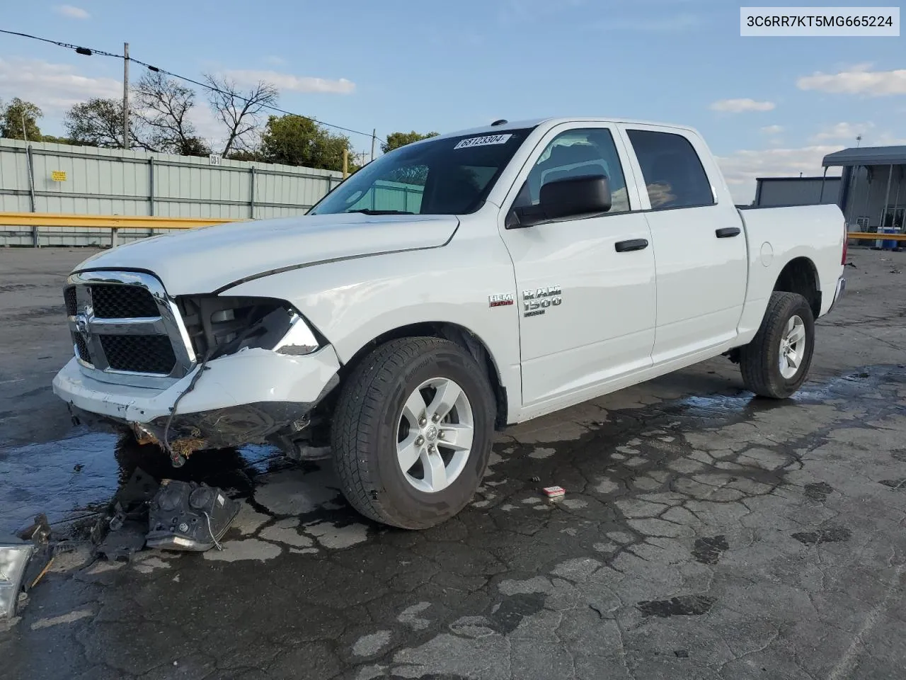 2021 Ram 1500 Classic Tradesman VIN: 3C6RR7KT5MG665224 Lot: 68123304