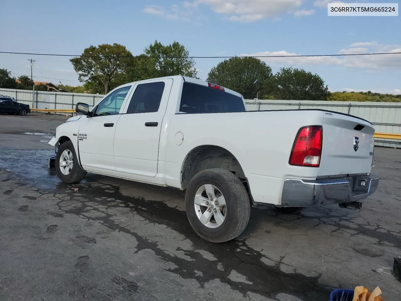 2021 Ram 1500 Classic Tradesman VIN: 3C6RR7KT5MG665224 Lot: 68123304