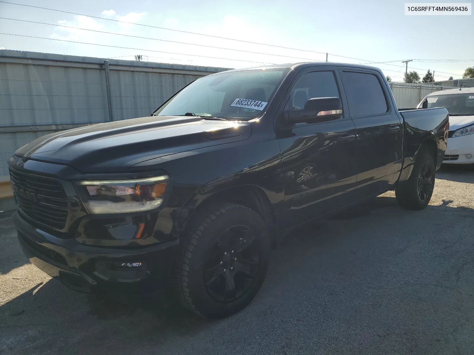 2021 Ram 1500 Big Horn/Lone Star VIN: 1C6SRFFT4MN569436 Lot: 68233744