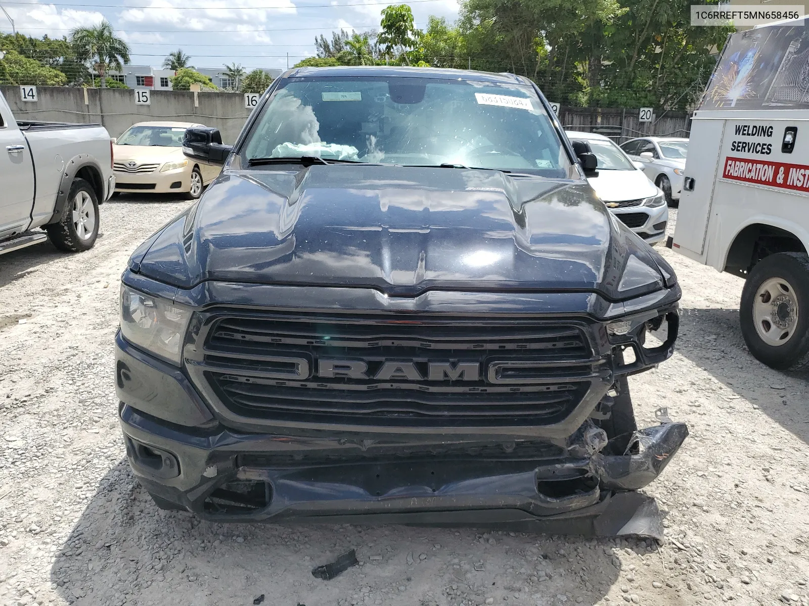 2021 Ram 1500 Big Horn/Lone Star VIN: 1C6RREFT5MN658456 Lot: 68315084