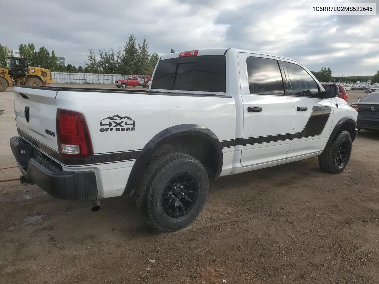 2021 Ram 1500 Classic Slt VIN: 1C6RR7LG2MS522645 Lot: 68345064