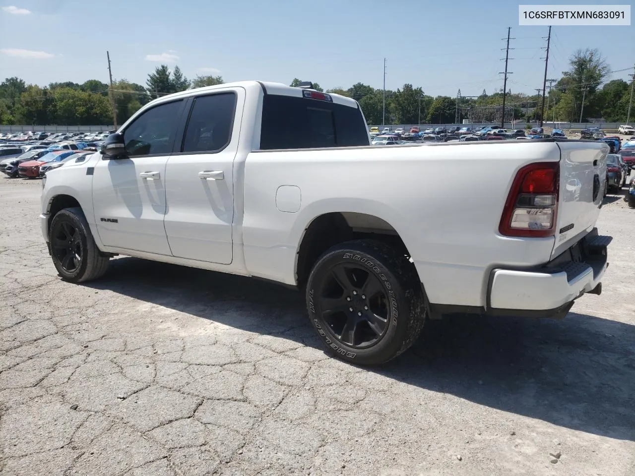 2021 Ram 1500 Big Horn/Lone Star VIN: 1C6SRFBTXMN683091 Lot: 68757284