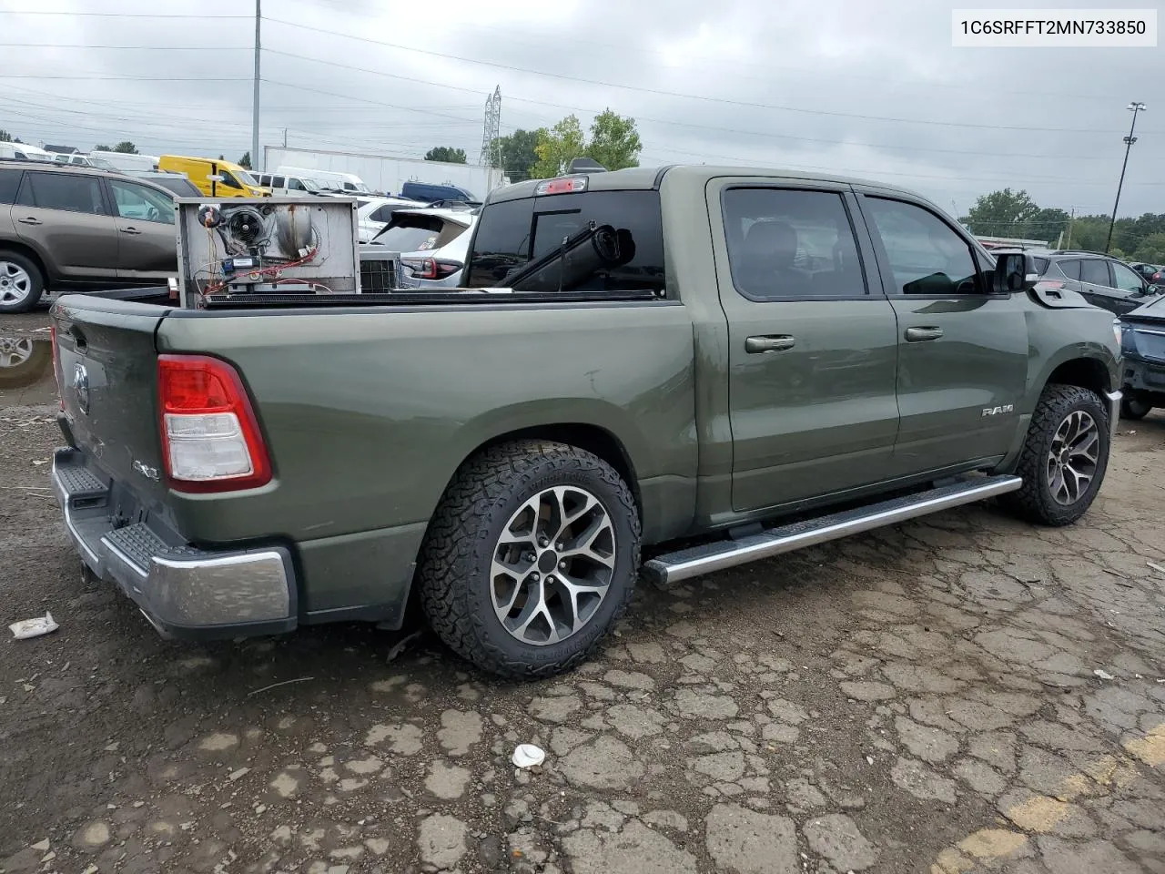 2021 Ram 1500 Big Horn/Lone Star VIN: 1C6SRFFT2MN733850 Lot: 68871104