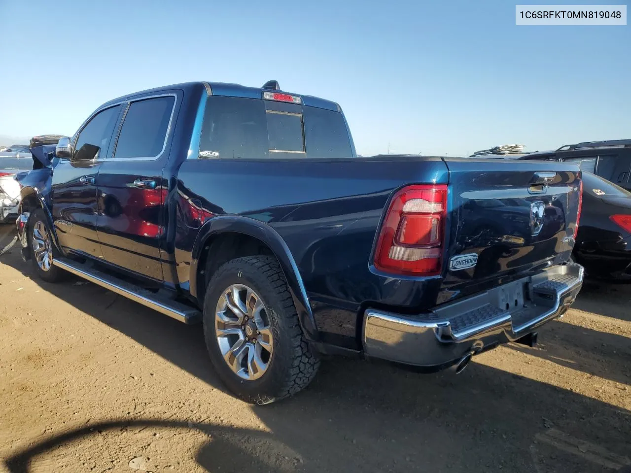 2021 Ram 1500 Longhorn VIN: 1C6SRFKT0MN819048 Lot: 69021914