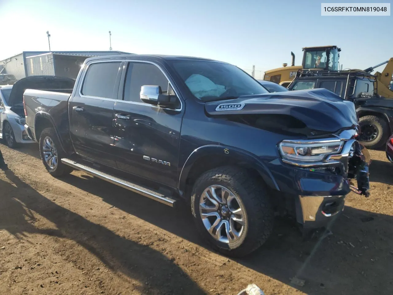 2021 Ram 1500 Longhorn VIN: 1C6SRFKT0MN819048 Lot: 69021914