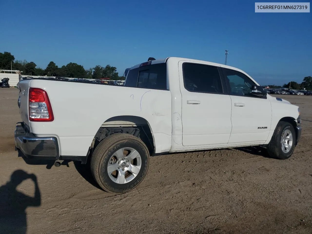 2021 Ram 1500 Big Horn/Lone Star VIN: 1C6RREFG1MN627319 Lot: 69029954