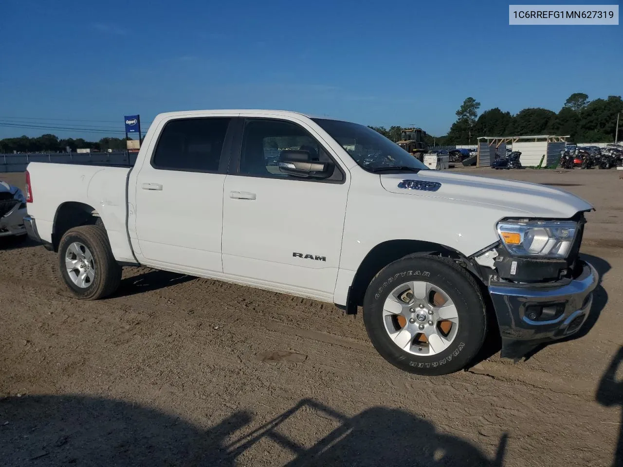 2021 Ram 1500 Big Horn/Lone Star VIN: 1C6RREFG1MN627319 Lot: 69029954