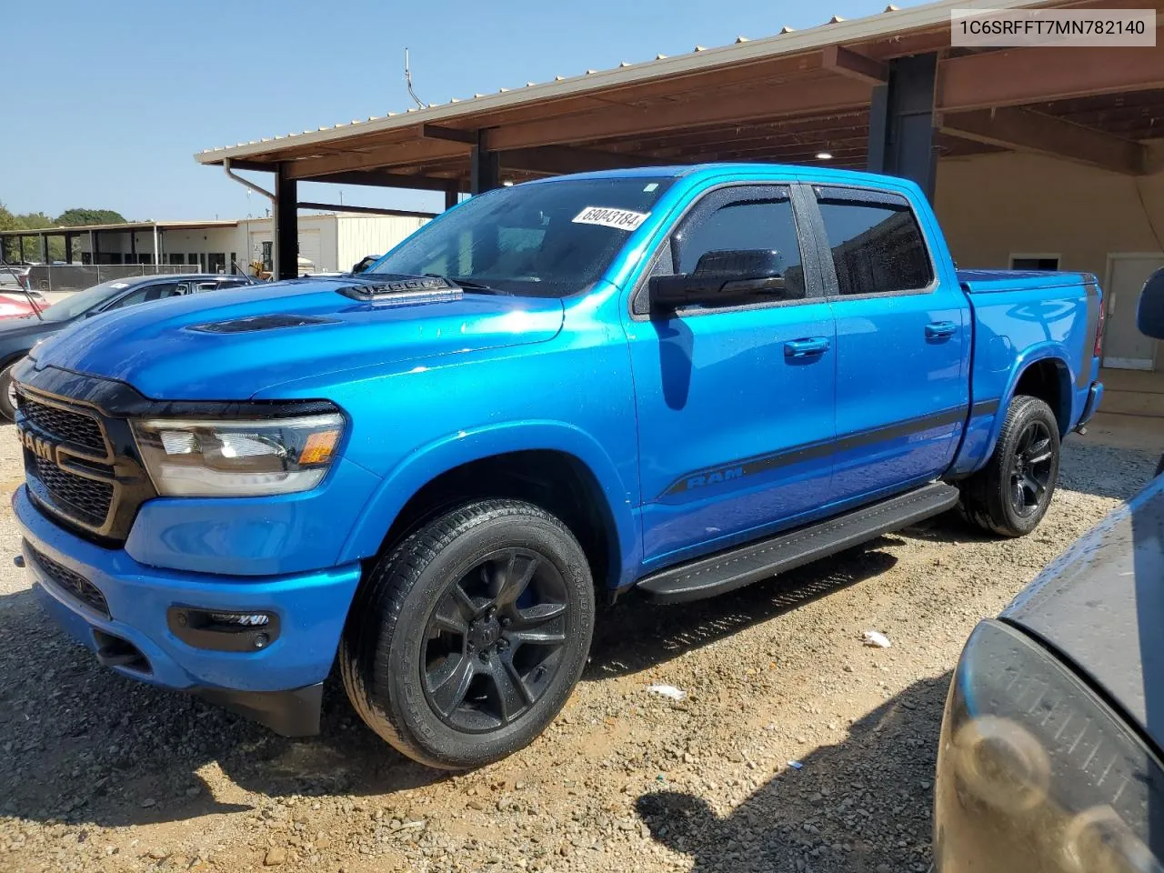 2021 Ram 1500 Big Horn/Lone Star VIN: 1C6SRFFT7MN782140 Lot: 69043184