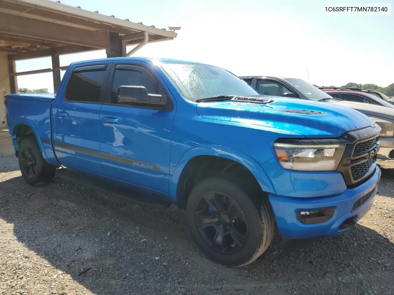 2021 Ram 1500 Big Horn/Lone Star VIN: 1C6SRFFT7MN782140 Lot: 69043184