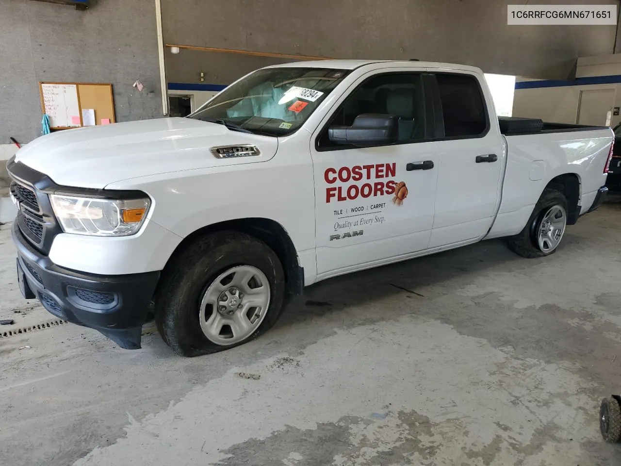 2021 Ram 1500 Tradesman VIN: 1C6RRFCG6MN671651 Lot: 69068294