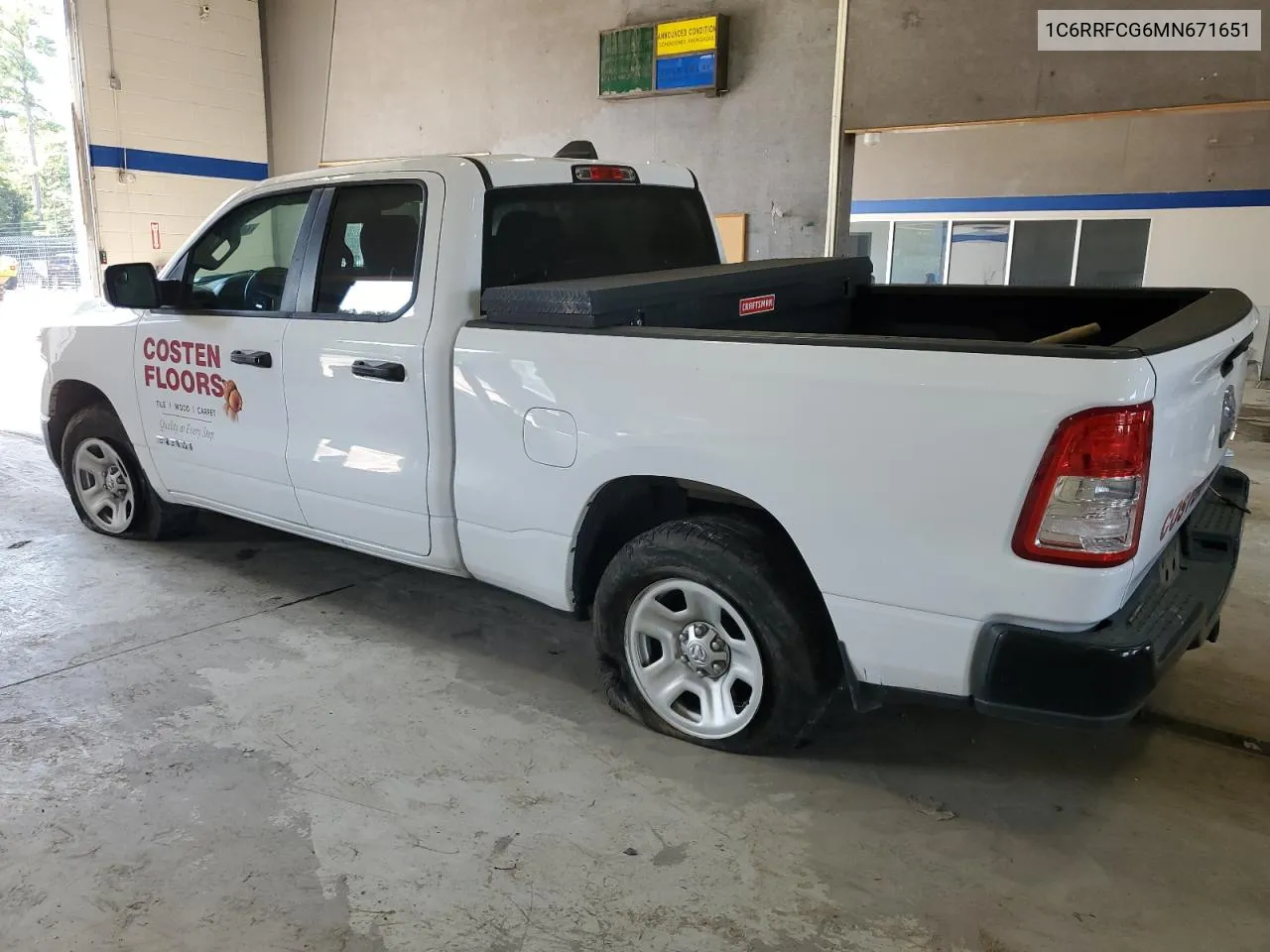 2021 Ram 1500 Tradesman VIN: 1C6RRFCG6MN671651 Lot: 69068294