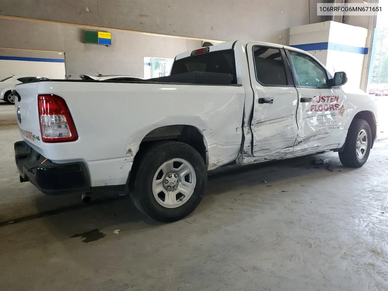 2021 Ram 1500 Tradesman VIN: 1C6RRFCG6MN671651 Lot: 69068294