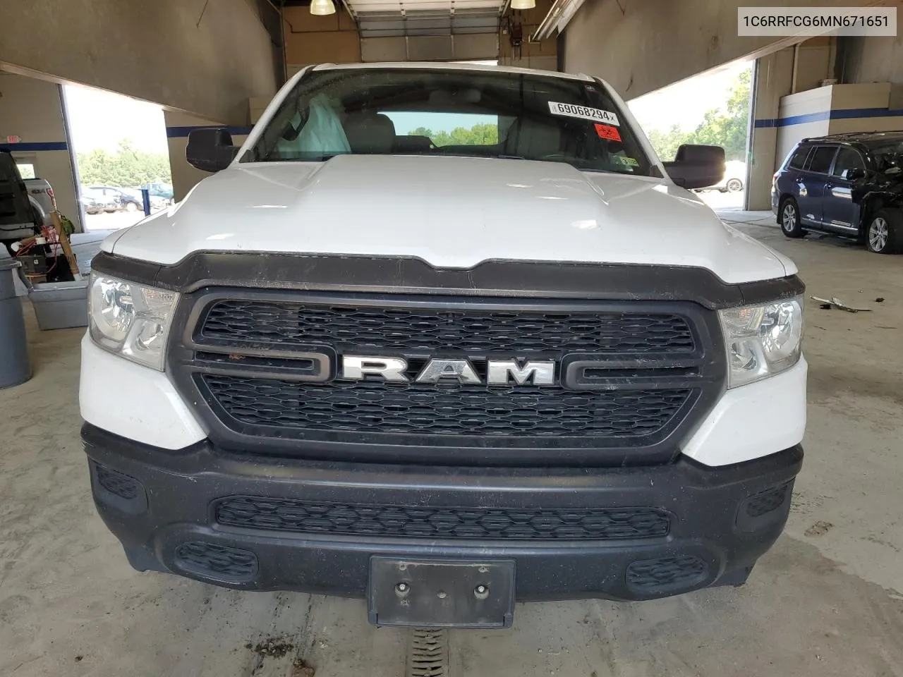 2021 Ram 1500 Tradesman VIN: 1C6RRFCG6MN671651 Lot: 69068294