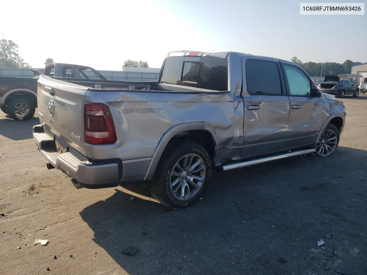 2021 Ram 1500 Laramie VIN: 1C6SRFJT8MN693426 Lot: 69269574