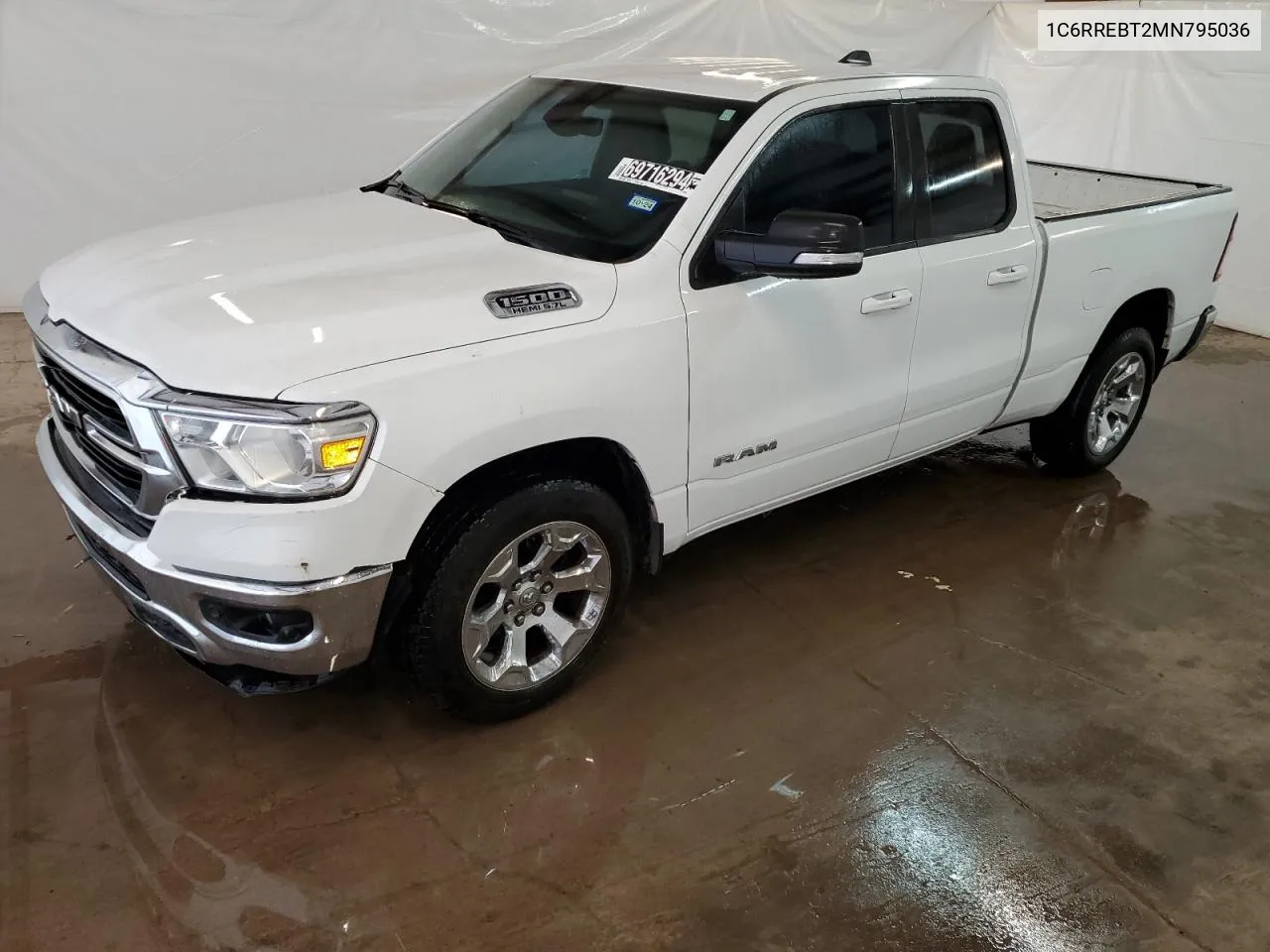 2021 Ram 1500 Big Horn/Lone Star VIN: 1C6RREBT2MN795036 Lot: 69716294