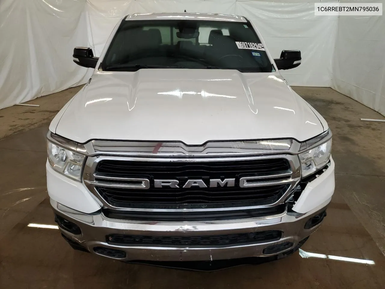 2021 Ram 1500 Big Horn/Lone Star VIN: 1C6RREBT2MN795036 Lot: 69716294