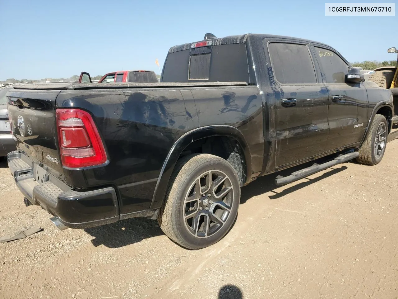 2021 Ram 1500 Laramie VIN: 1C6SRFJT3MN675710 Lot: 69772674