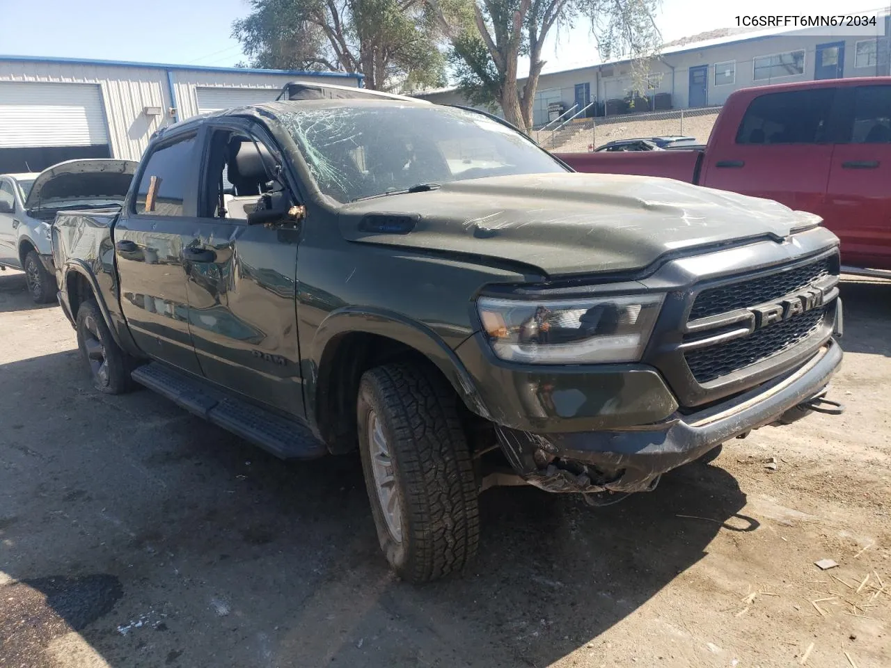 2021 Ram 1500 Big Horn/Lone Star VIN: 1C6SRFFT6MN672034 Lot: 69777604