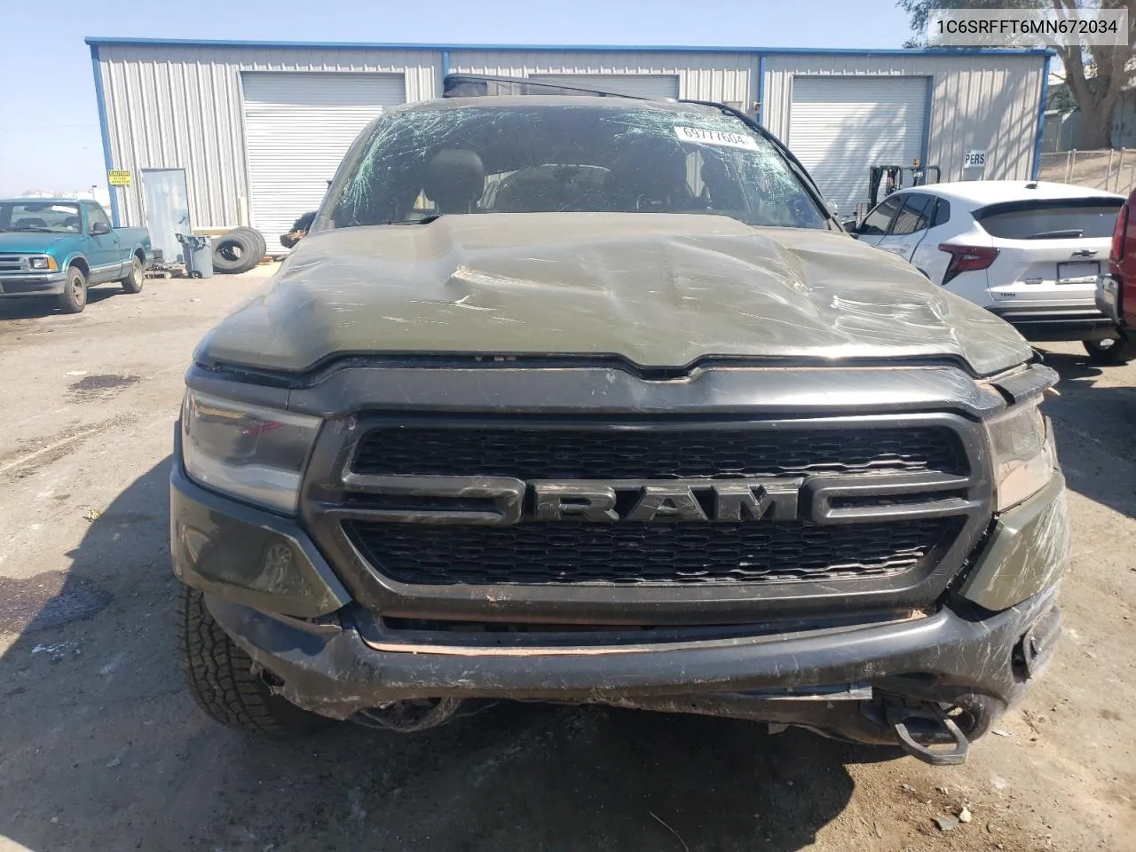 2021 Ram 1500 Big Horn/Lone Star VIN: 1C6SRFFT6MN672034 Lot: 69777604