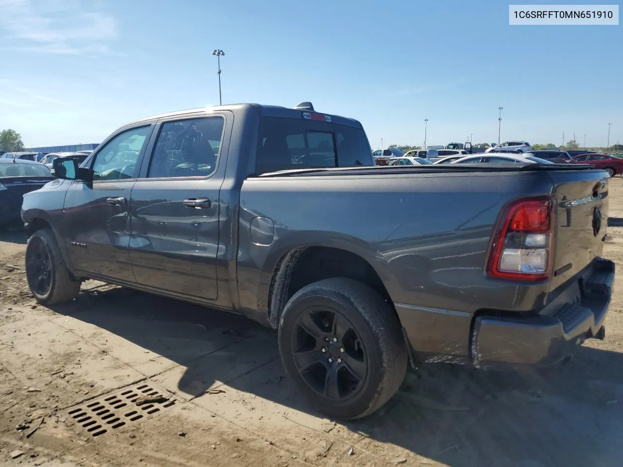 2021 Ram 1500 Big Horn/Lone Star VIN: 1C6SRFFT0MN651910 Lot: 69781684