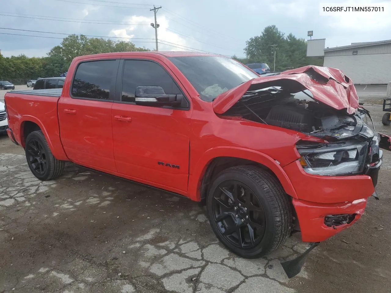 2021 Ram 1500 Laramie VIN: 1C6SRFJT1MN557011 Lot: 69932664