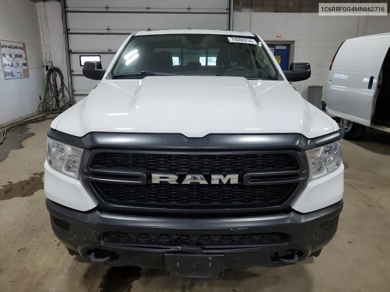 2021 Ram 1500 Tradesman VIN: 1C6RRFGG4MN662716 Lot: 70088204