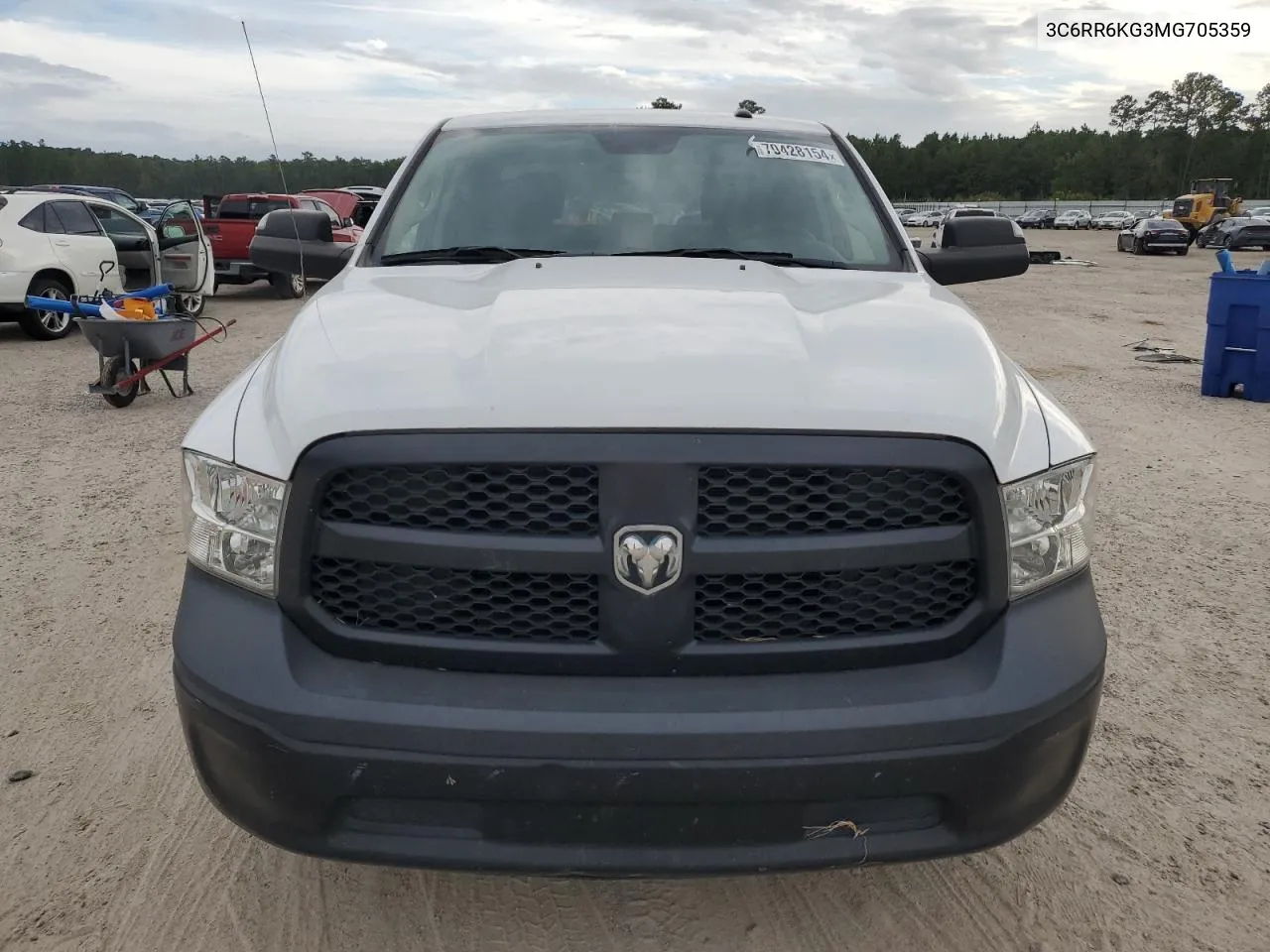 2021 Ram 1500 Classic Tradesman VIN: 3C6RR6KG3MG705359 Lot: 70428154