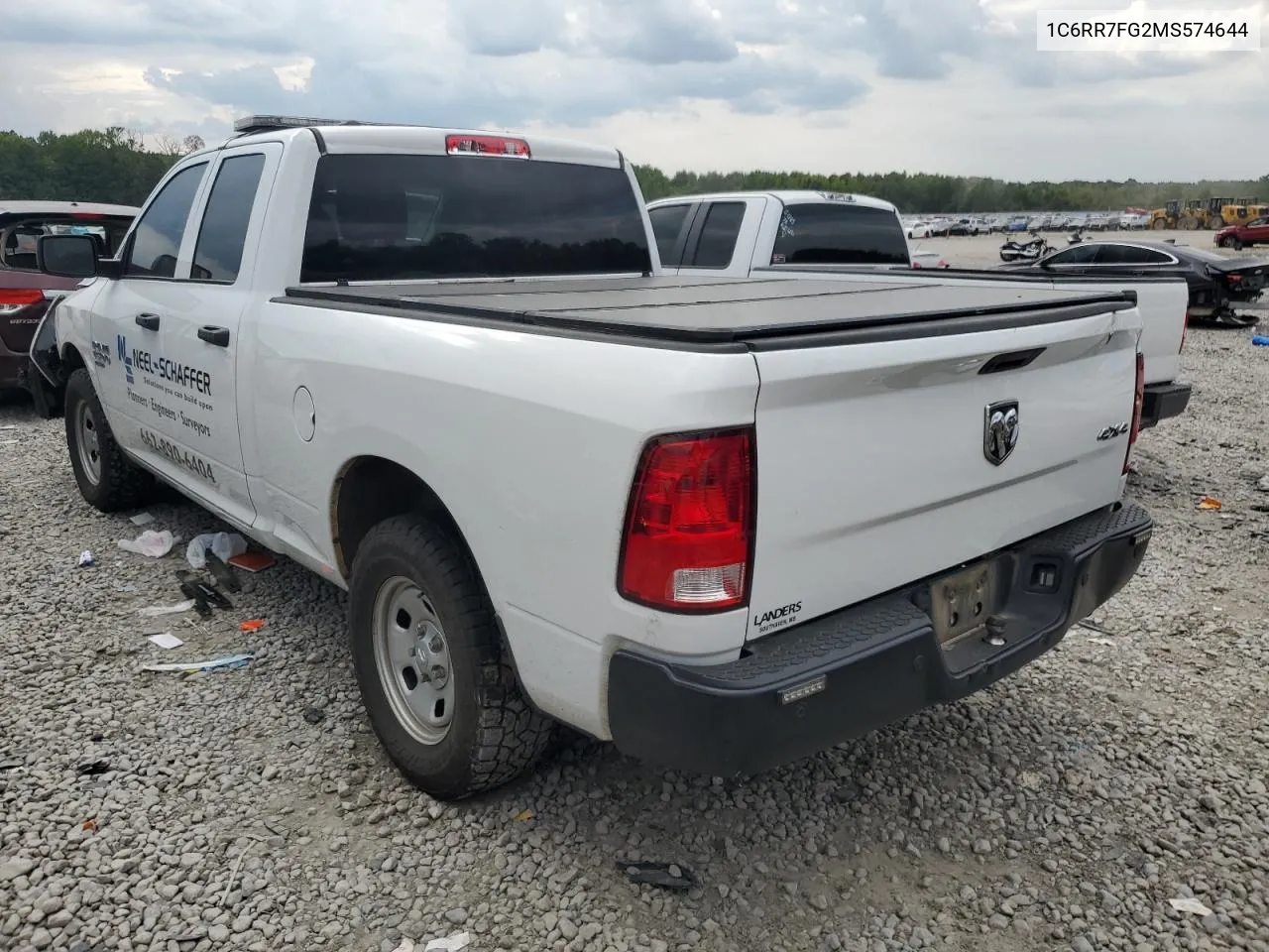 2021 Ram 1500 Classic Tradesman VIN: 1C6RR7FG2MS574644 Lot: 70448204