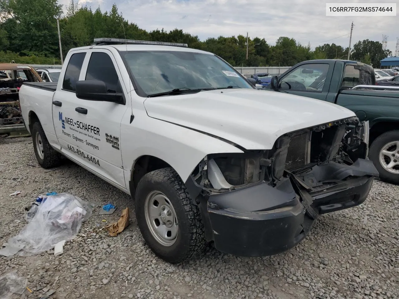 2021 Ram 1500 Classic Tradesman VIN: 1C6RR7FG2MS574644 Lot: 70448204