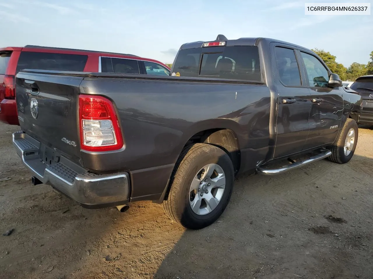 2021 Ram 1500 Big Horn/Lone Star VIN: 1C6RRFBG4MN626337 Lot: 70576054