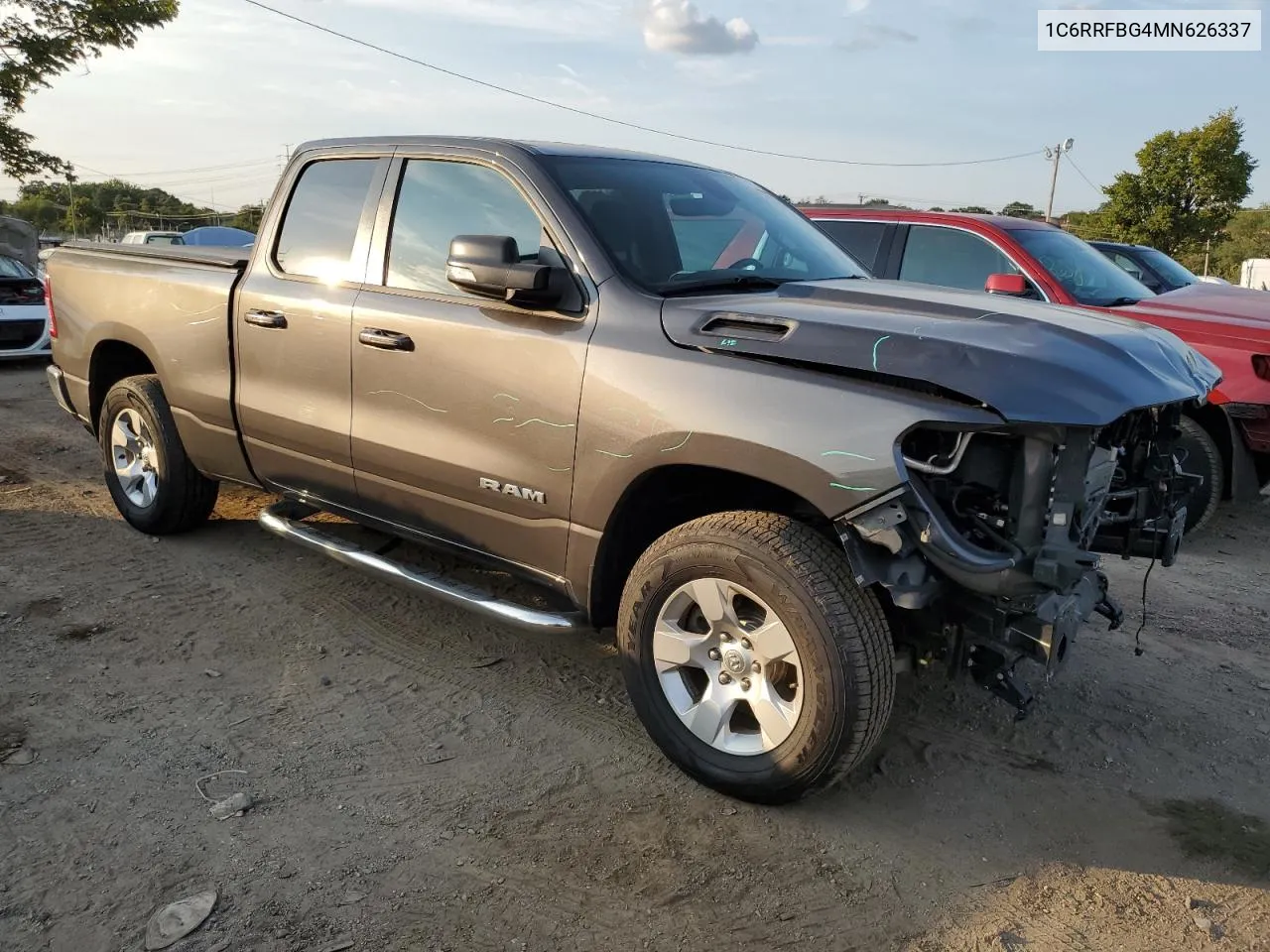 2021 Ram 1500 Big Horn/Lone Star VIN: 1C6RRFBG4MN626337 Lot: 70576054