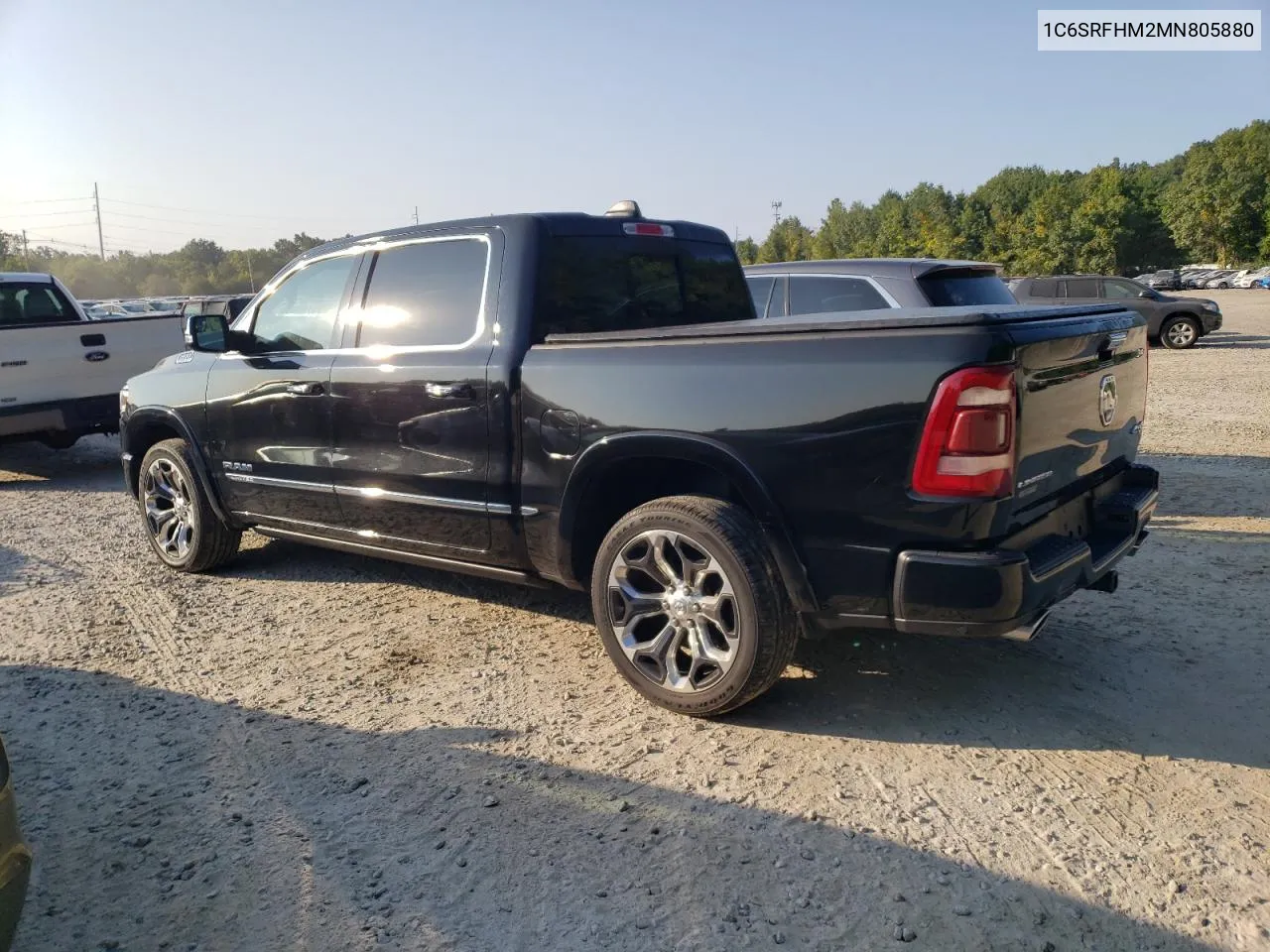 2021 Ram 1500 Limited VIN: 1C6SRFHM2MN805880 Lot: 70797994