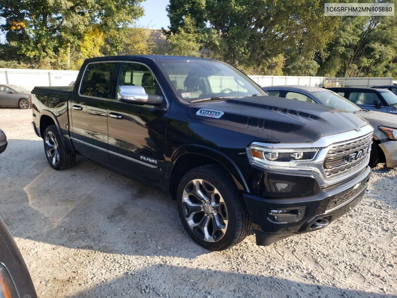 2021 Ram 1500 Limited VIN: 1C6SRFHM2MN805880 Lot: 70797994