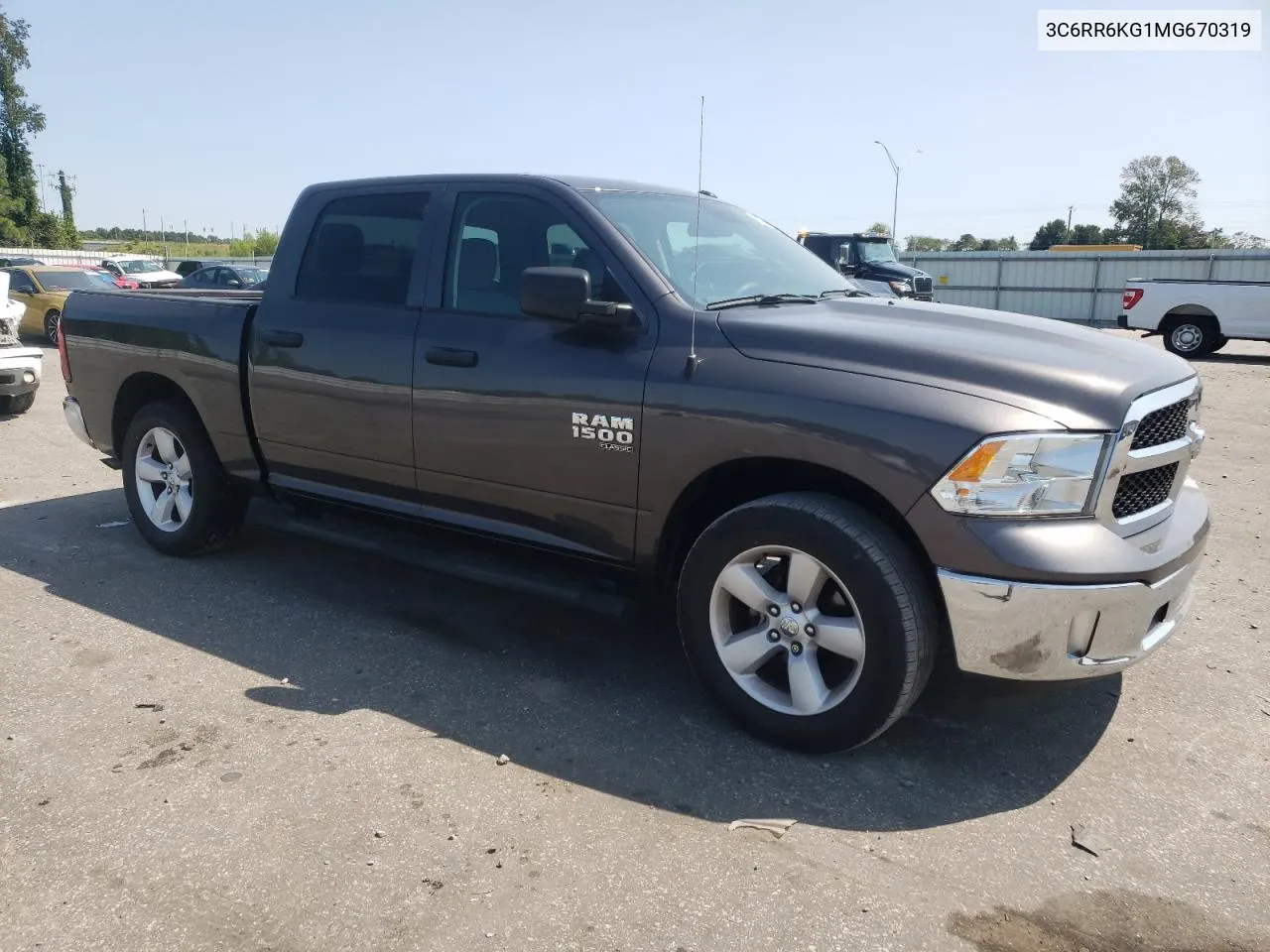 2021 Ram 1500 Classic Tradesman VIN: 3C6RR6KG1MG670319 Lot: 70851484