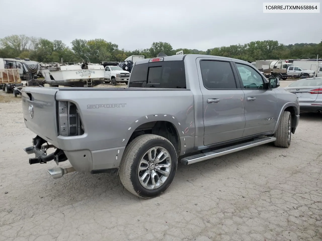 2021 Ram 1500 Laramie VIN: 1C6RREJTXMN658864 Lot: 71373964