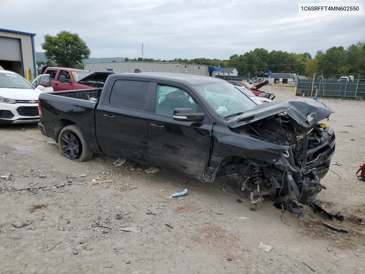 2021 Ram 1500 Big Horn/Lone Star VIN: 1C6SRFFT4MN602550 Lot: 71659724