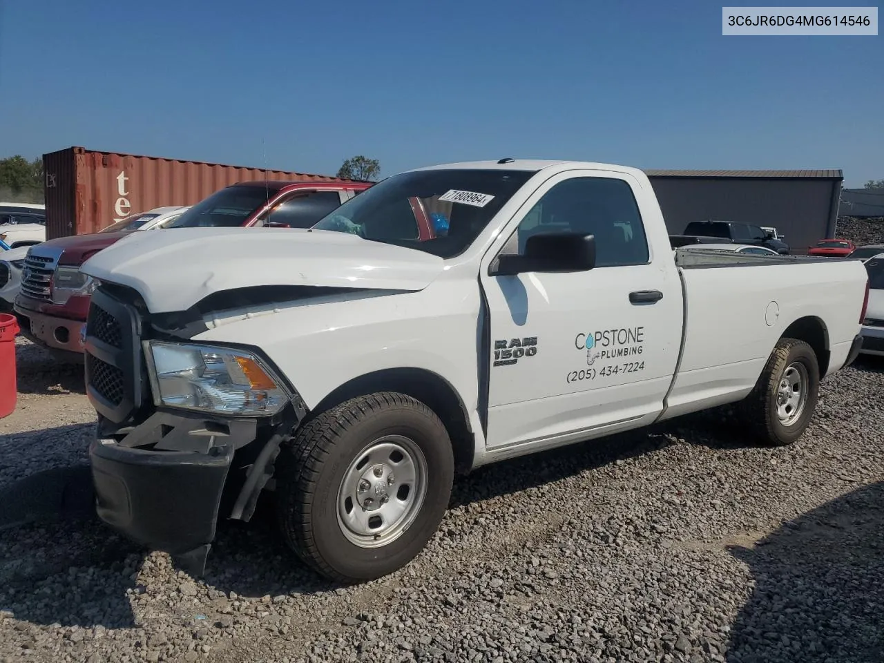 2021 Ram 1500 Classic Tradesman VIN: 3C6JR6DG4MG614546 Lot: 71808964