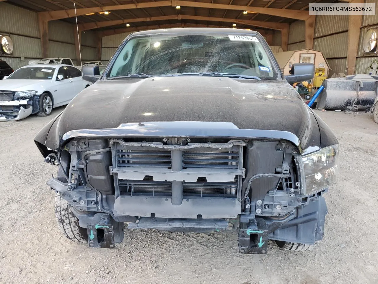 2021 Ram 1500 Classic Tradesman VIN: 1C6RR6FG4MS563672 Lot: 71809864