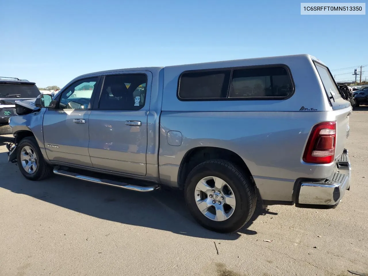 2021 Ram 1500 Big Horn/Lone Star VIN: 1C6SRFFT0MN513350 Lot: 71849704