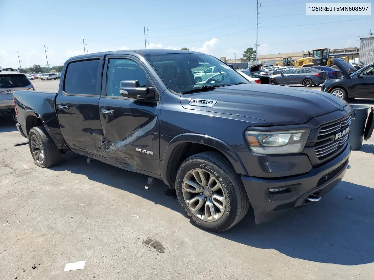 2021 Ram 1500 Laramie VIN: 1C6RREJT5MN608597 Lot: 72012044